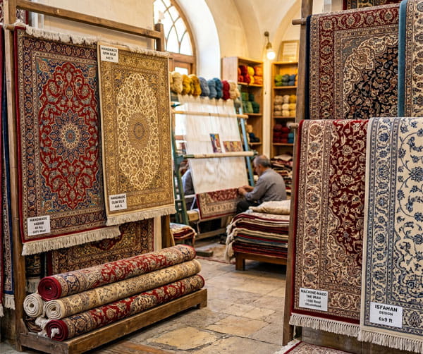 خرید فرش دستباف و ماشینی در سمساری تهران