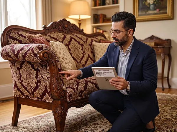 بررسی سلامت چوب و پارچه برای تخمین قیمت مبلمان استیل و راحتی