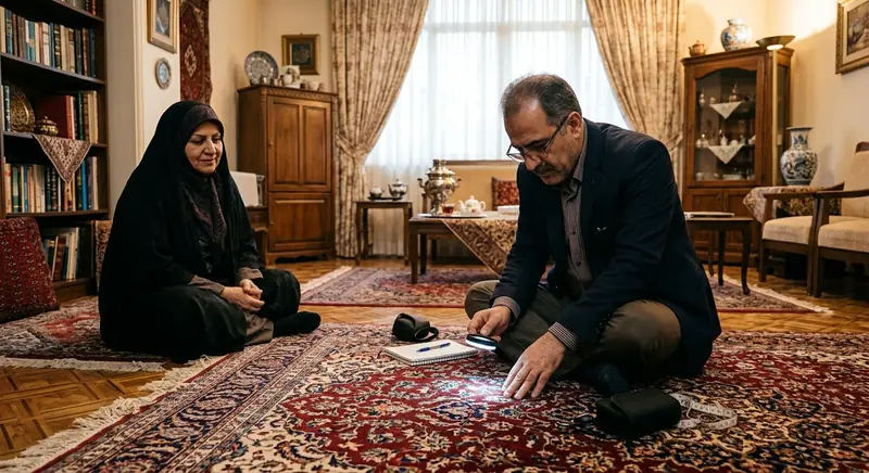 خریدار فرش دستباف در تهران - کارشناسی فرش دستباف در محل توسط سمساری آفتاب