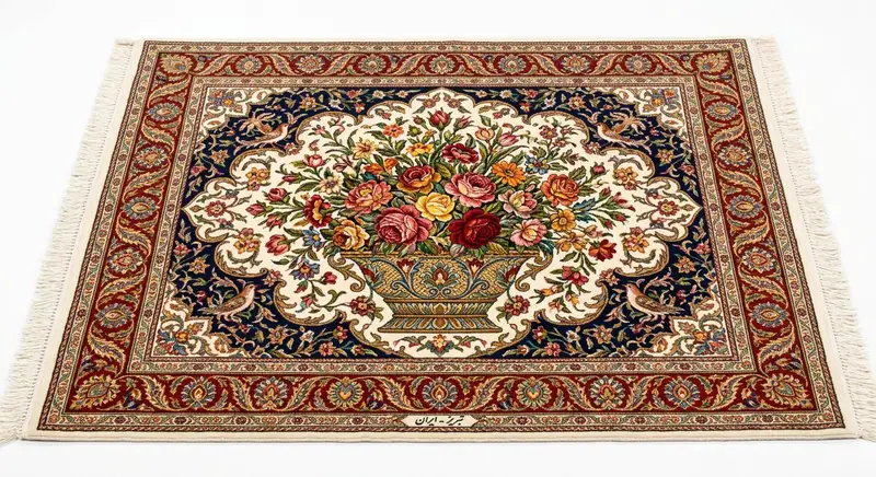 نمونه ای از تابلو فرش دستباف تبریز