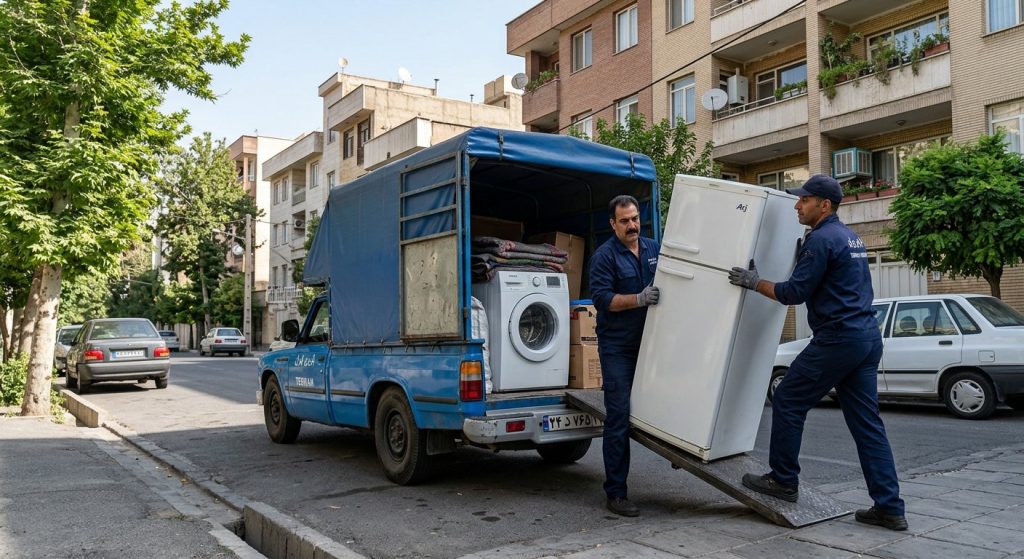 حمل رایگان یخچال و لباسشویی توسط تیم خریدار لوازم خانگی در تهران