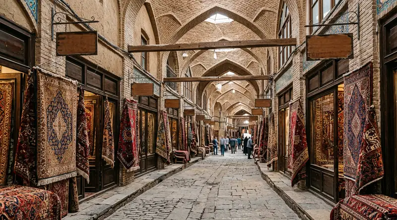 بازار فرش دستباف تهران راسته فرش فروشان